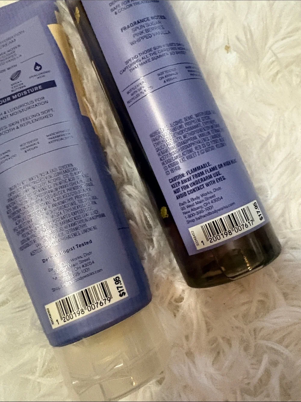 New Bath & Body Works Cotton Candy Clouds Set